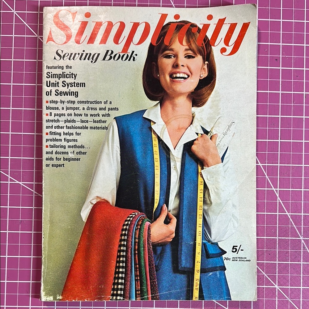 Vintage Simplicity Sewing Book copyright 1965